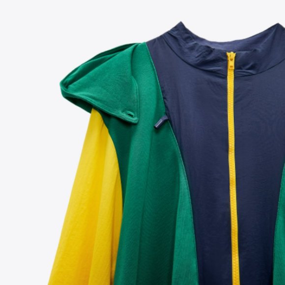 COMBINATION TRENCH BLUE / GREEN - REF. 0264/474 - Picture 9 of 10